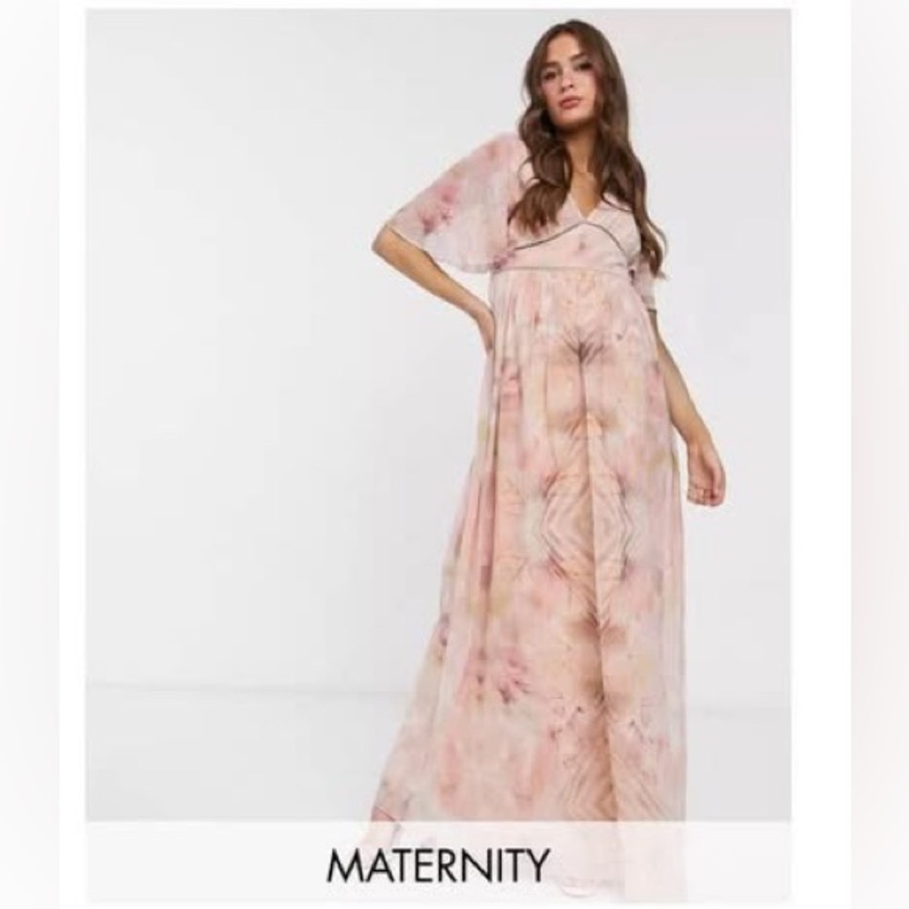Little Mistress Maternity Blush dress
